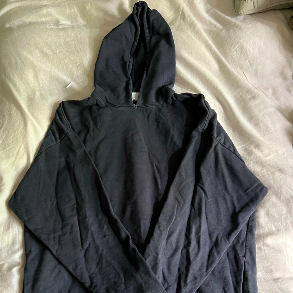 St.V Outdoor Voices Collab Navy Hoodie with Pockets - oversized XXS/XS